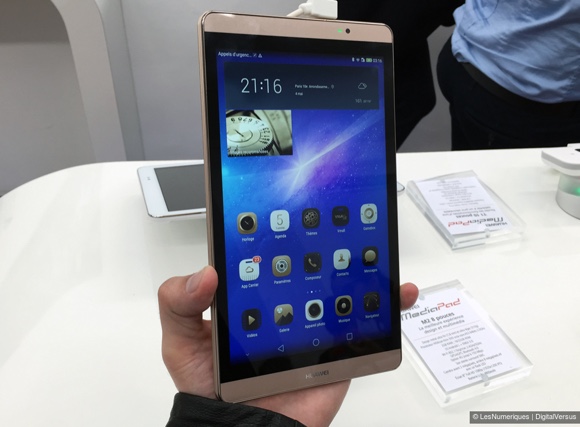 Планшет Huawei MediaPad M2 представлен во Франции