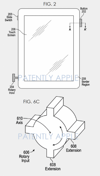 Apple могла бы сделать кнопку Digital Crown на iPad