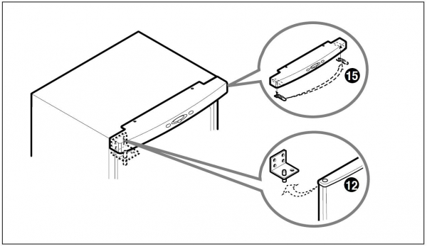 Перевешивание двери холодильника Атлант